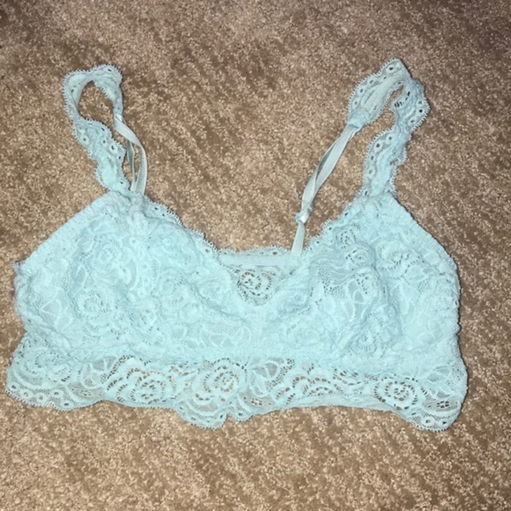 Baby blue bralette